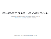 Tablet Screenshot of electriccapital.com